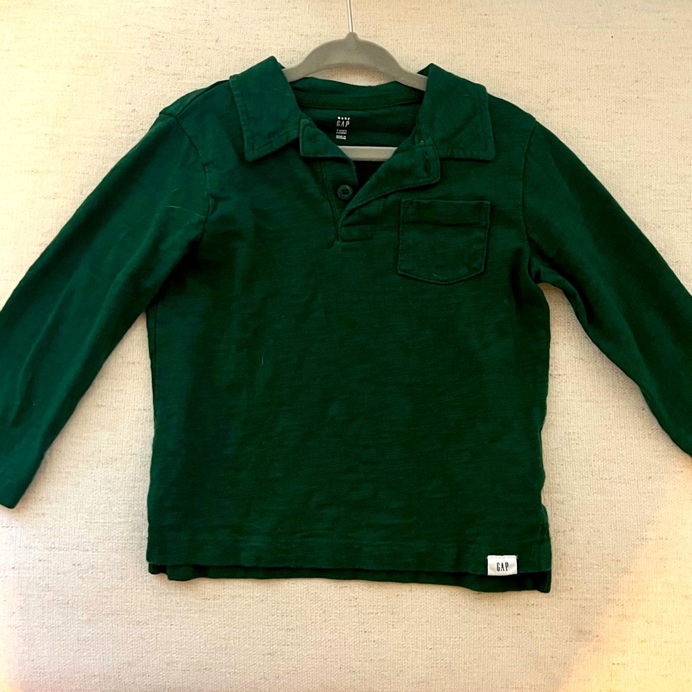 Gap Toddler Organic Cotton Pique Polo Shirt - 2T